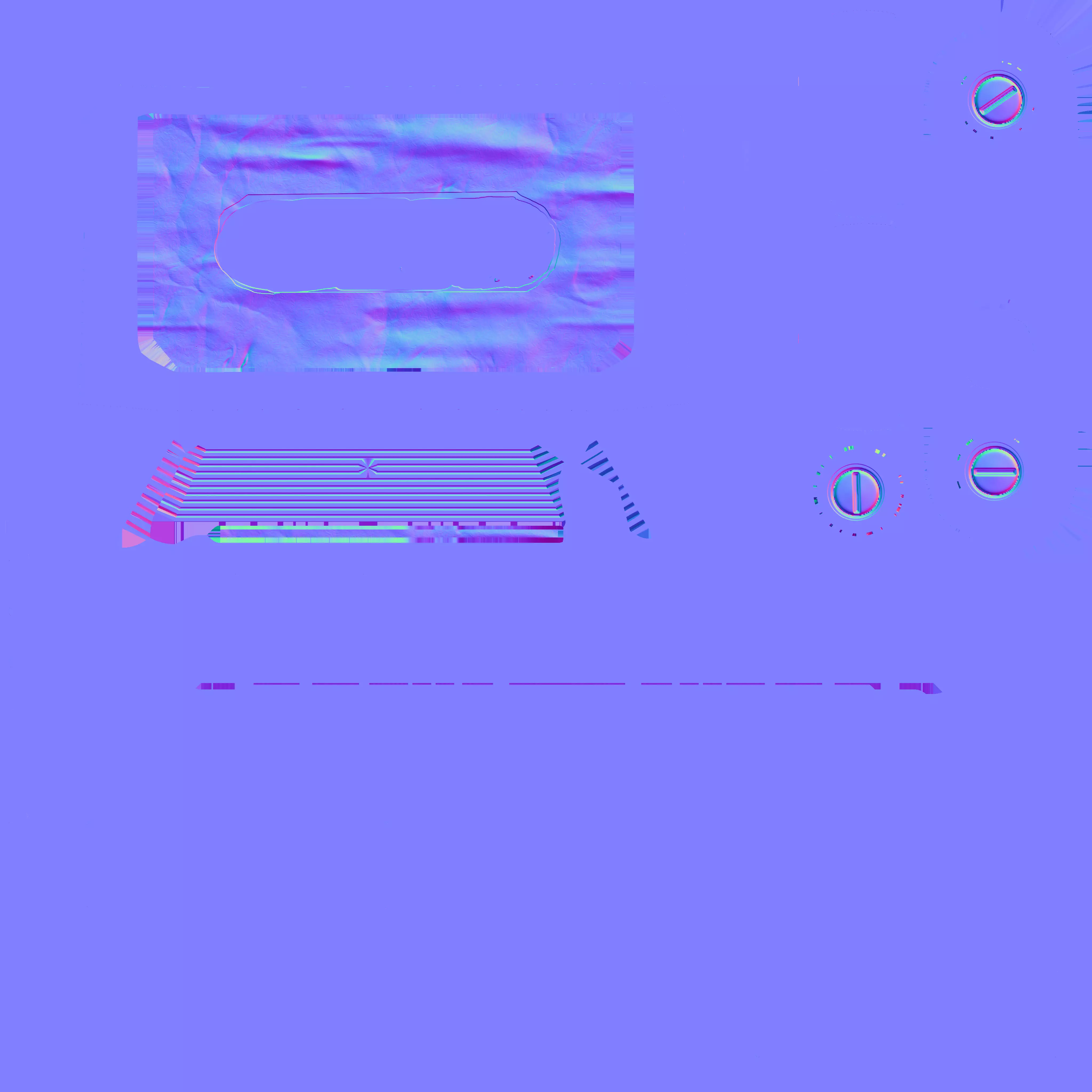 music tape 3D model_22