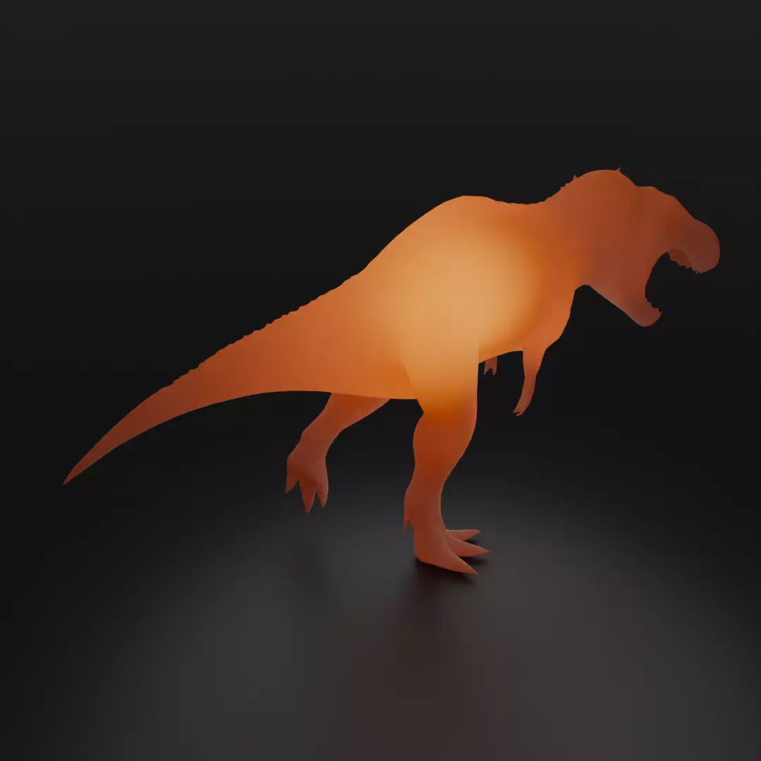 Indirect Lighting for Tyrannosaurus 3D model_5