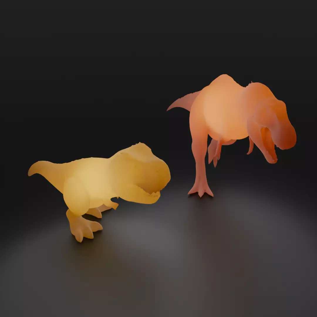 Indirect Lighting for Tyrannosaurus 3D model_1