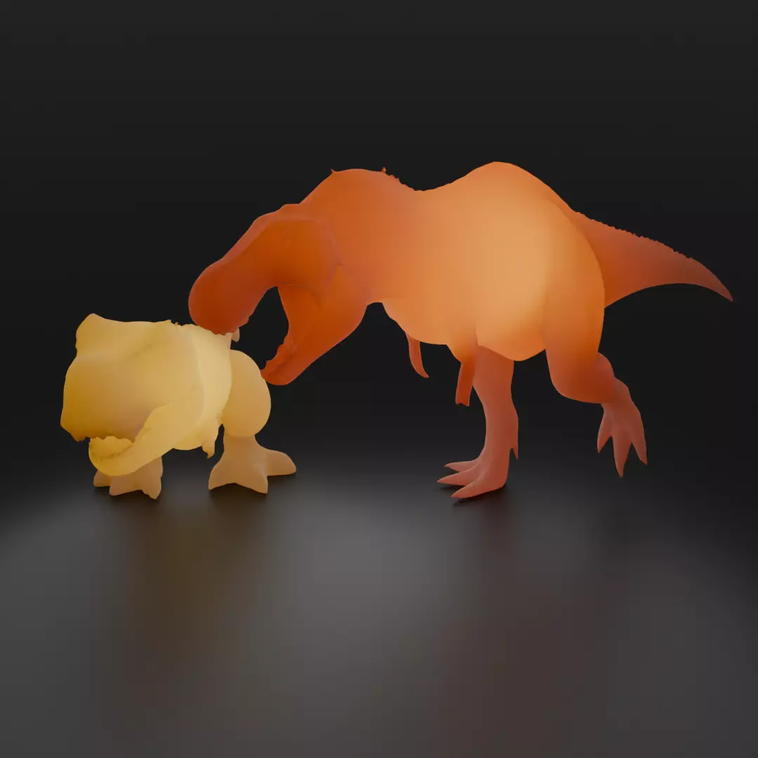 Indirect Lighting for Tyrannosaurus 3D model_0