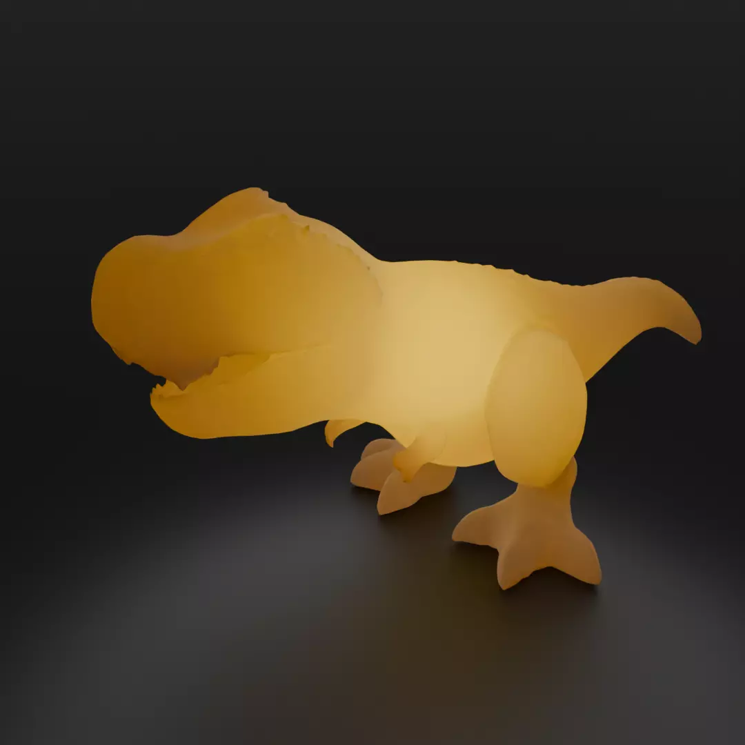 Indirect Lighting for Tyrannosaurus 3D model_6