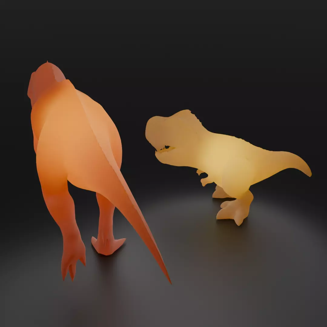 Indirect Lighting for Tyrannosaurus 3D model_3