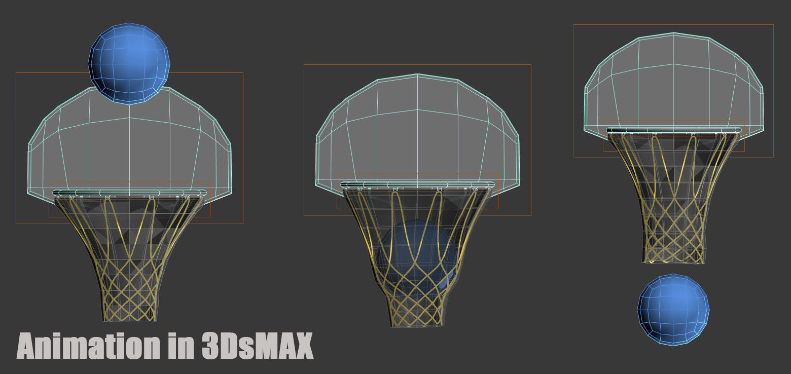 SPORT---BASKET---Hoop basketball hoop 3D model_4