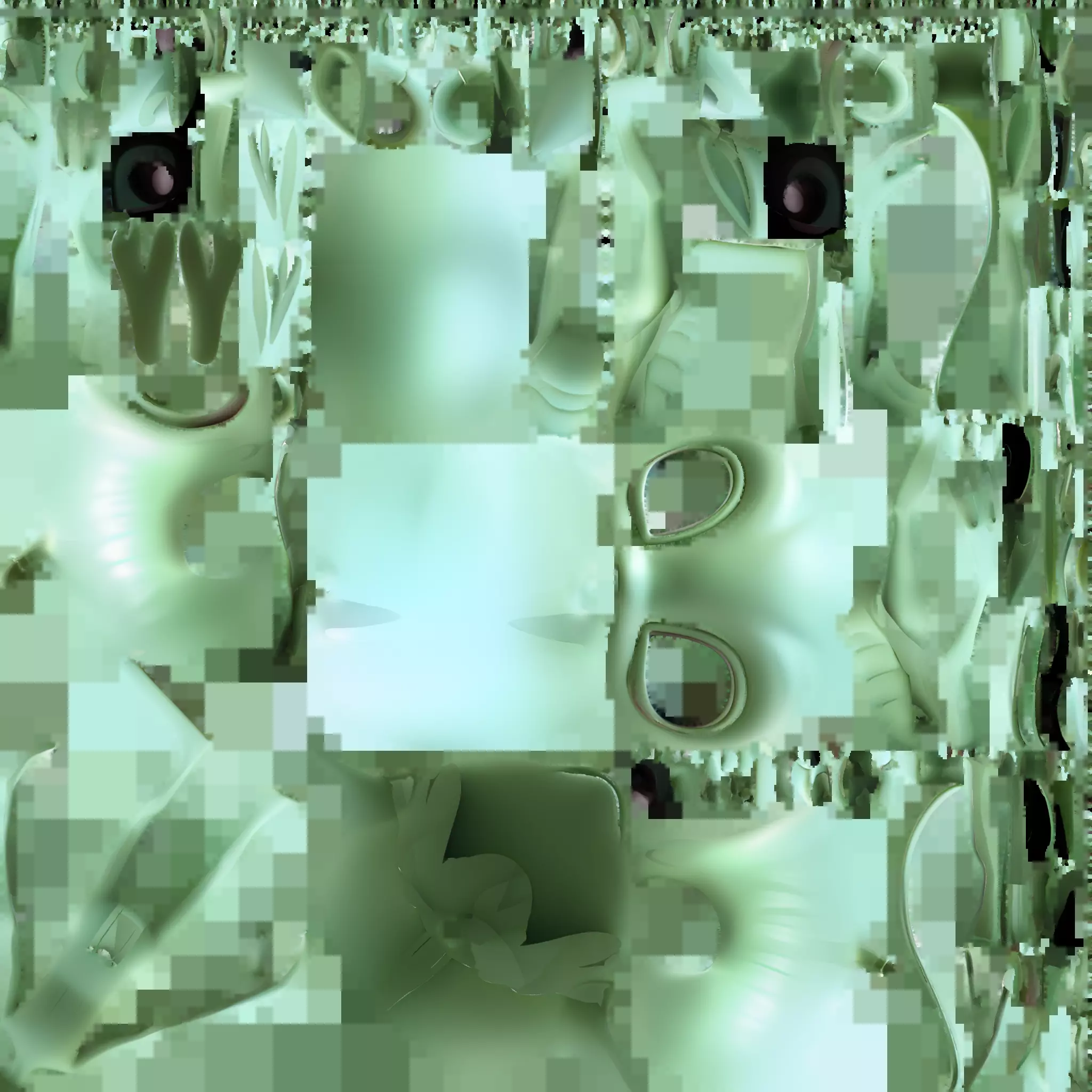 Cute 3D Alien Character Stylized Cartoon Space Creature Free low-poly 3D model_3