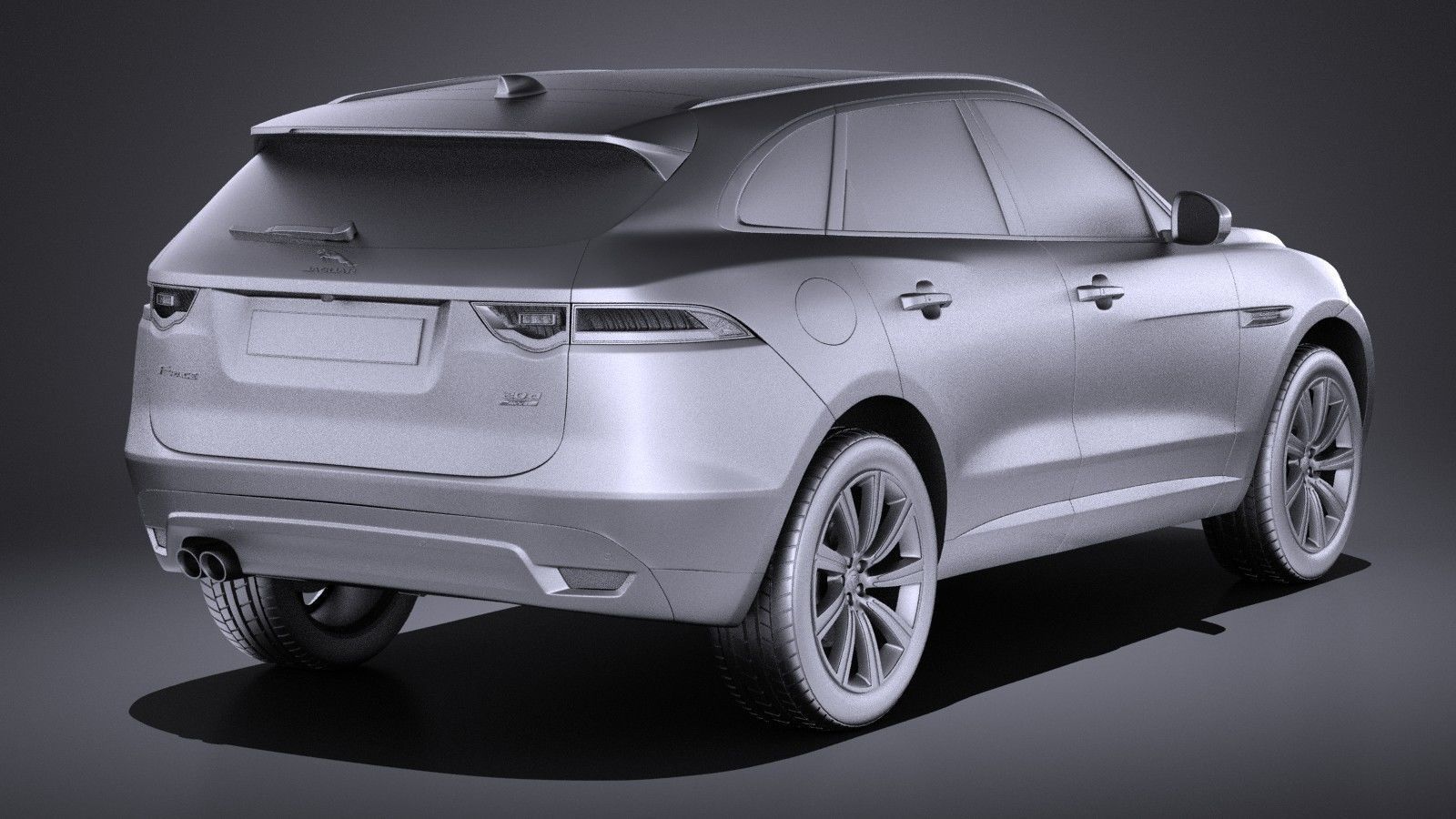 Jaguar F-pace 2017 VRAY 3D model_11