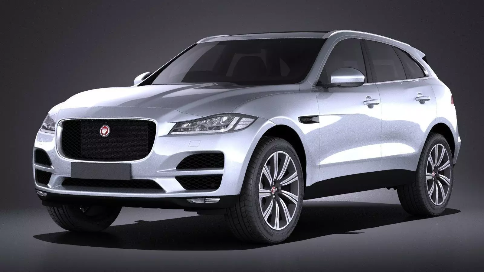 Jaguar F-pace 2017 VRAY 3D model_0