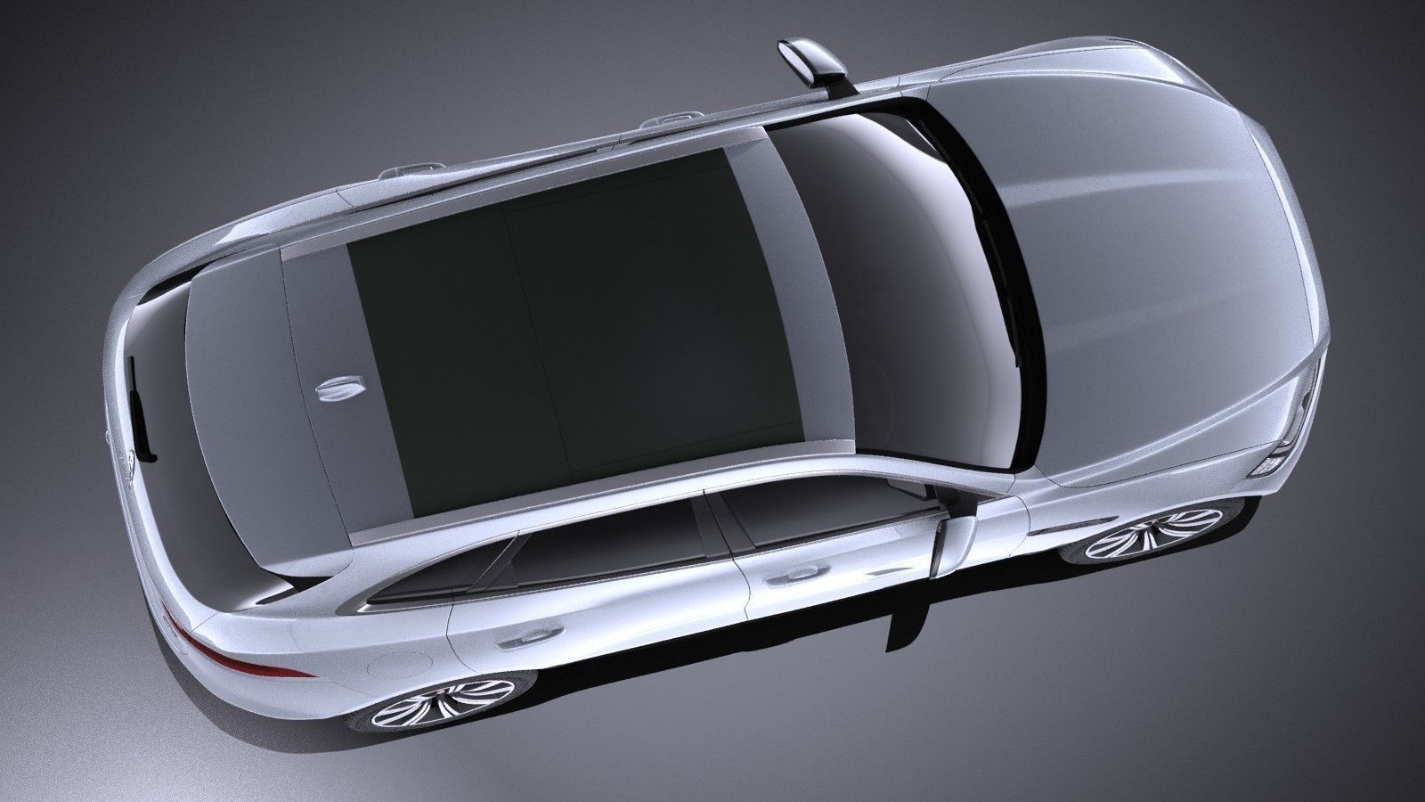 Jaguar F-pace 2017 VRAY 3D model_7