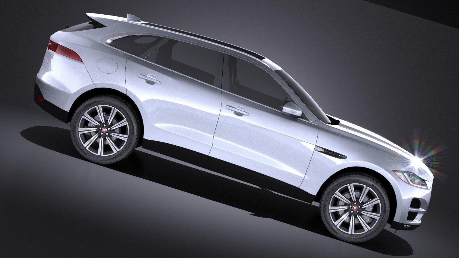 Jaguar F-pace 2017 VRAY 3D model_6