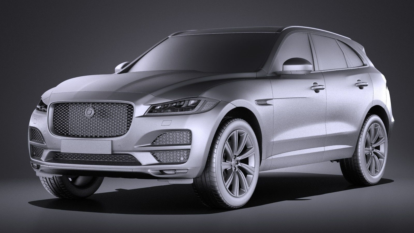 Jaguar F-pace 2017 VRAY 3D model_8