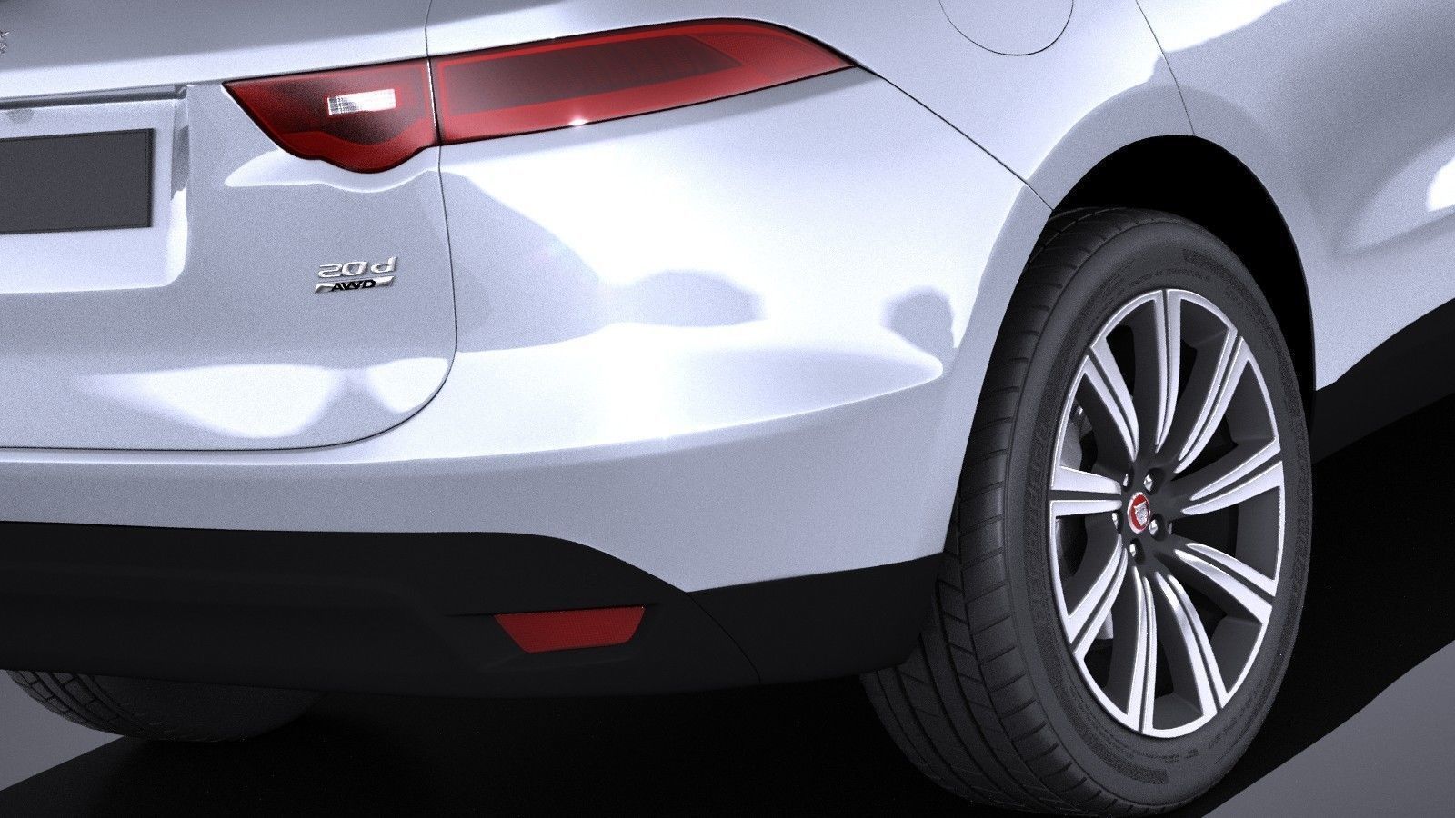 Jaguar F-pace 2017 VRAY 3D model_3