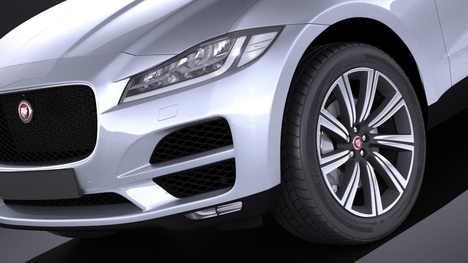 Jaguar F-pace 2017 VRAY 3D model_2