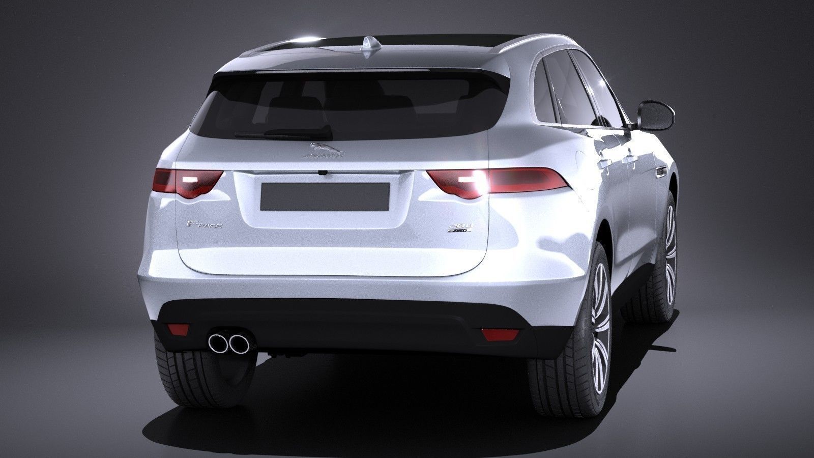 Jaguar F-pace 2017 VRAY 3D model_4