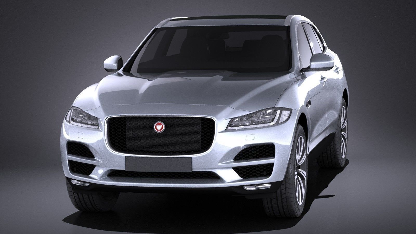 Jaguar F-pace 2017 VRAY 3D model_1