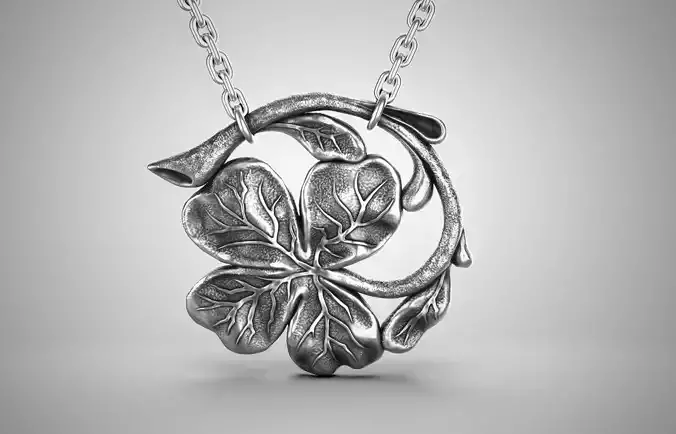 Four-leaved Clover Pendant