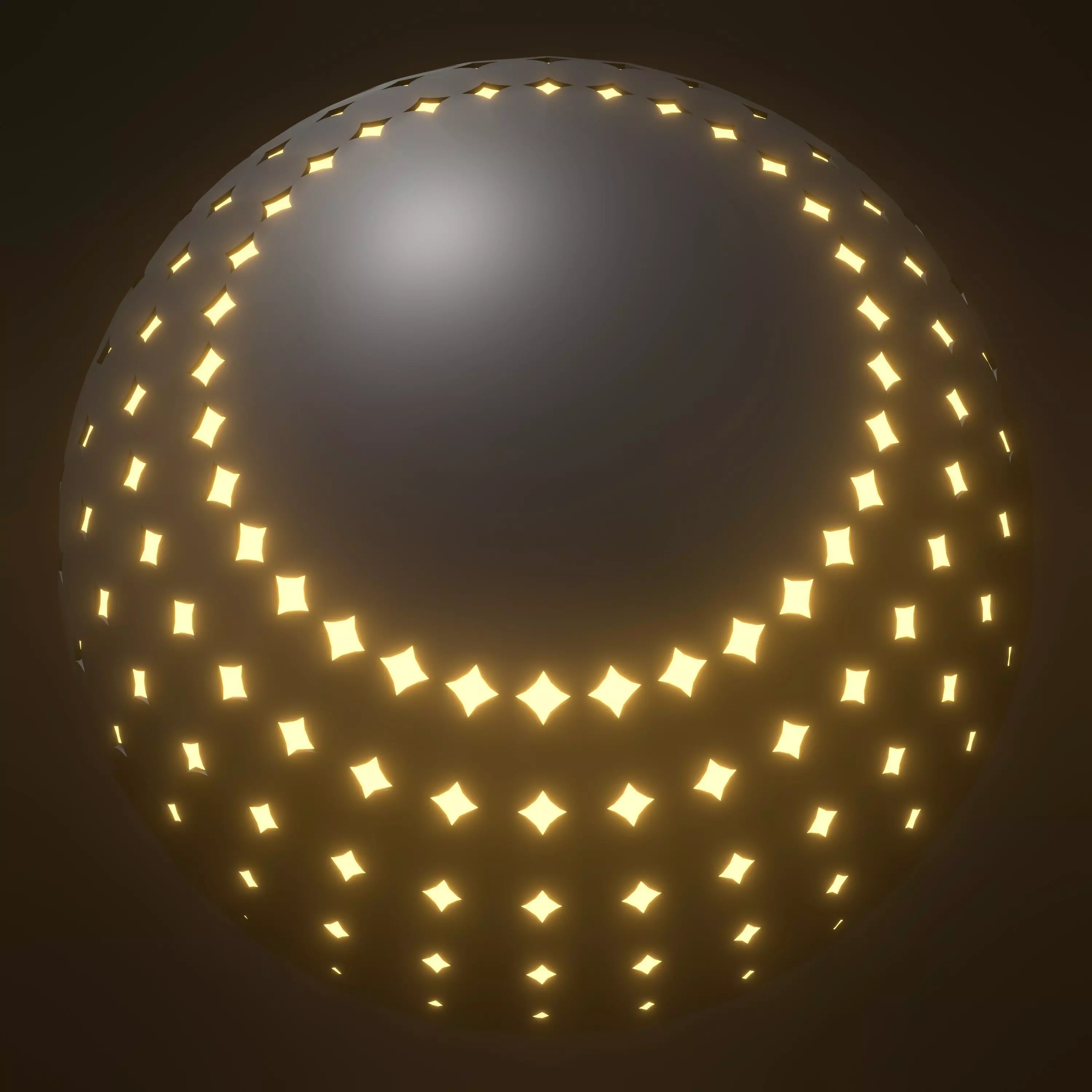Glowing parametric ball 25O28 3D model_0