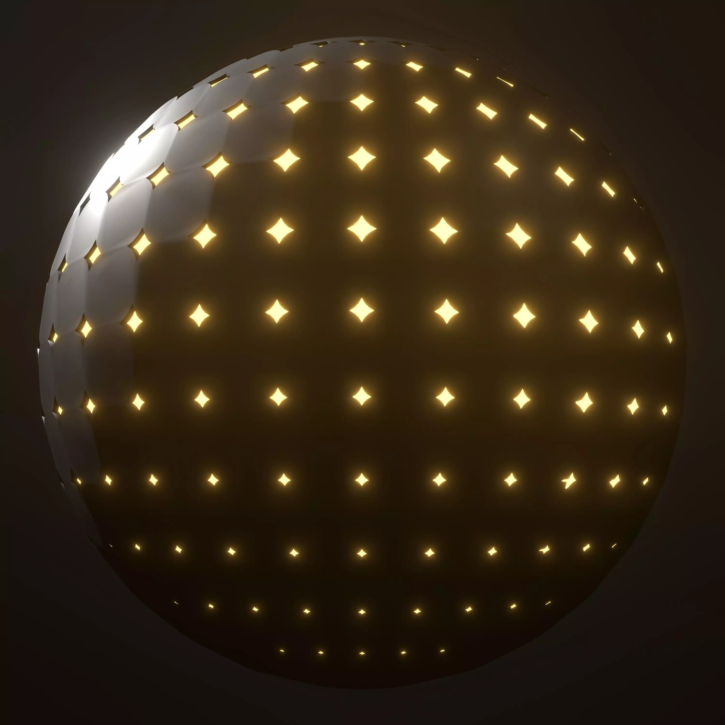 Glowing parametric ball 25O28 3D model_4