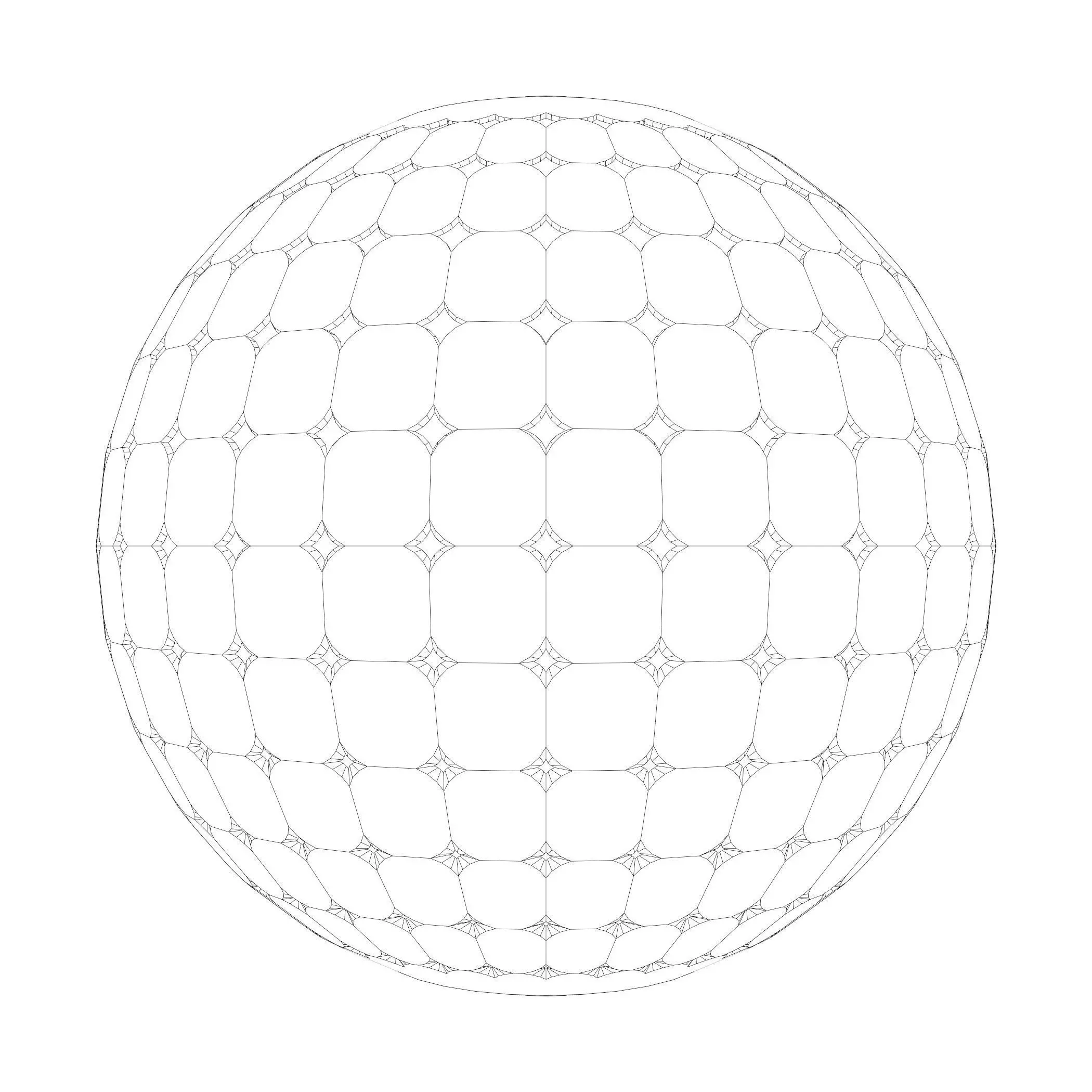 Glowing parametric ball 25O28 3D model_7