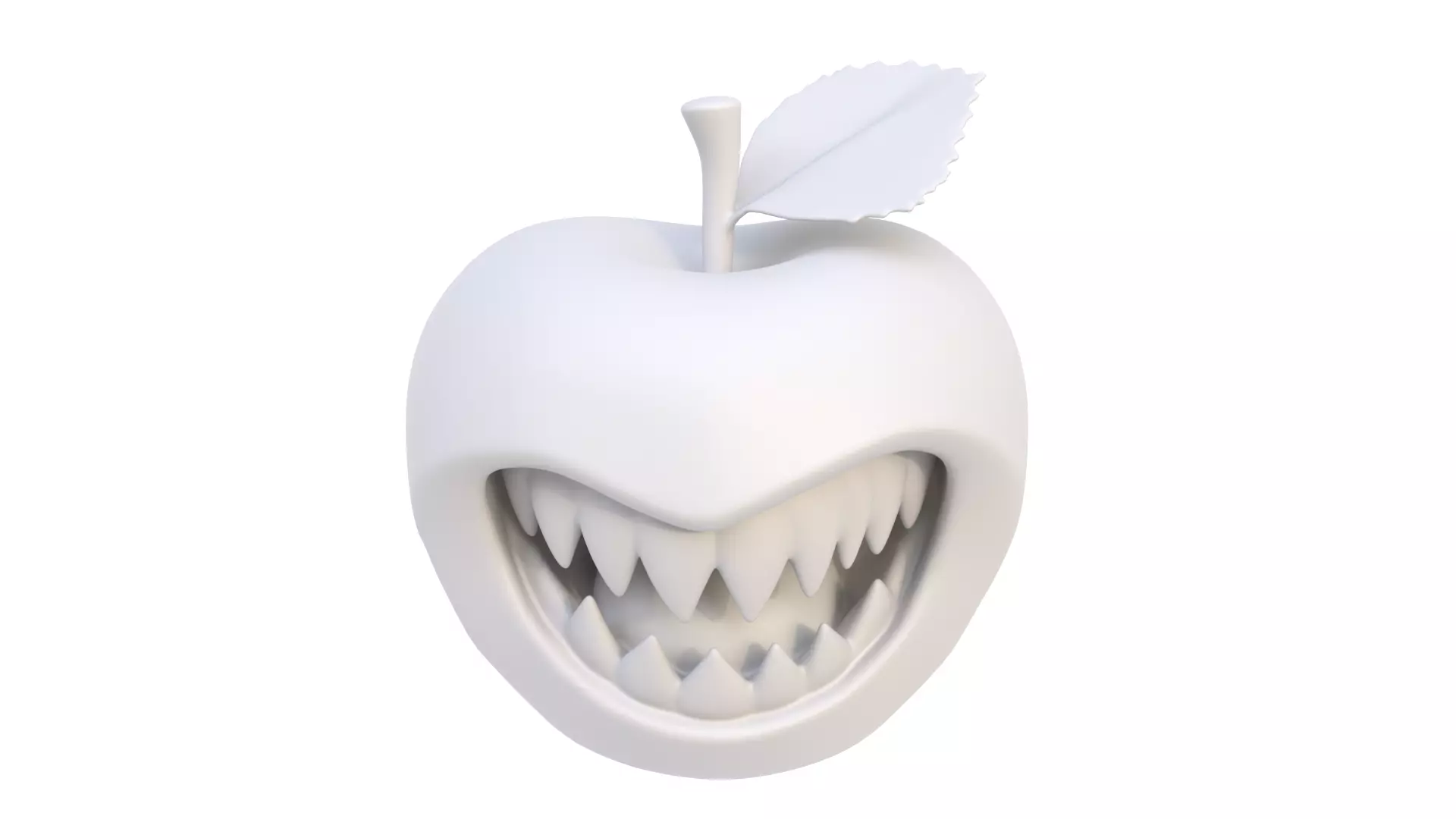 Halloween apple 02 3D model_6