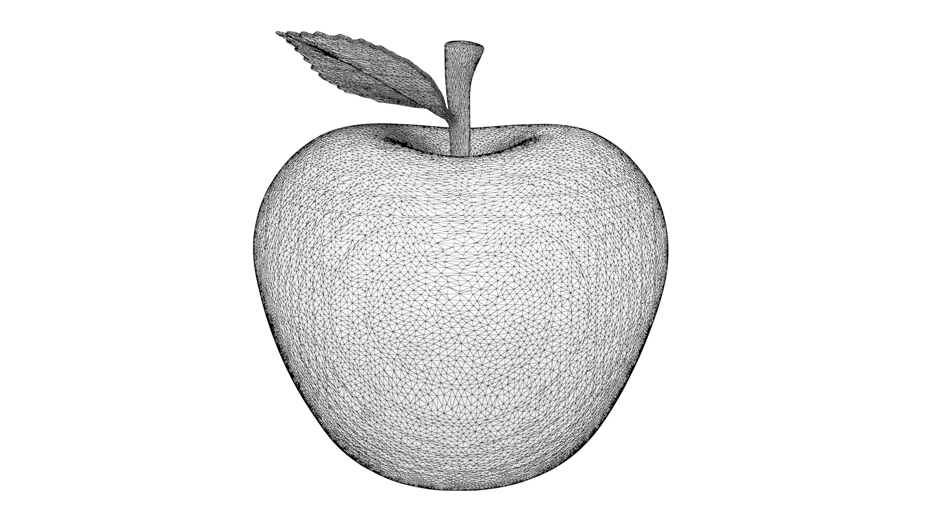 Halloween apple 02 3D model_8