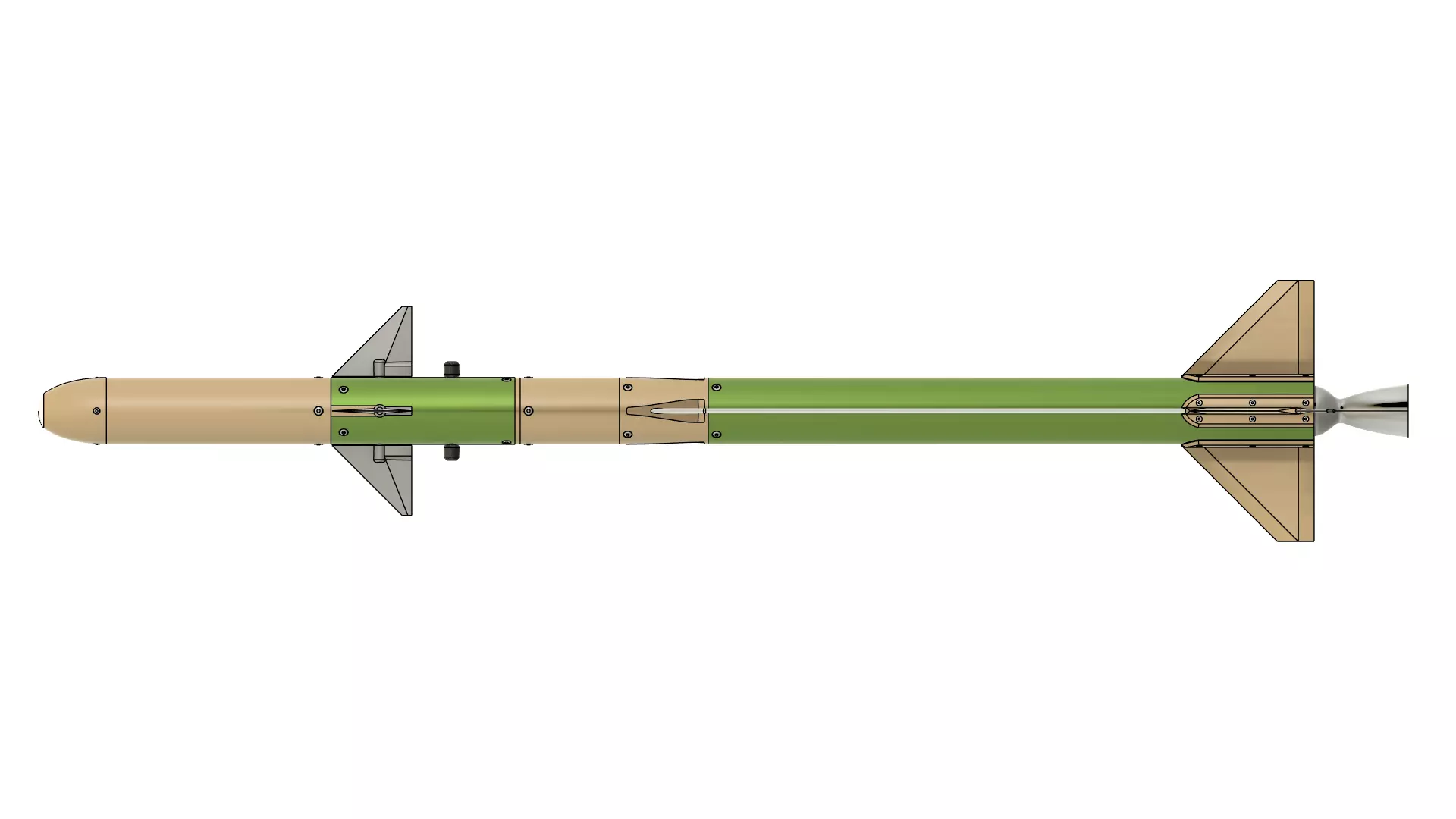 FPV Missile 3D model_3