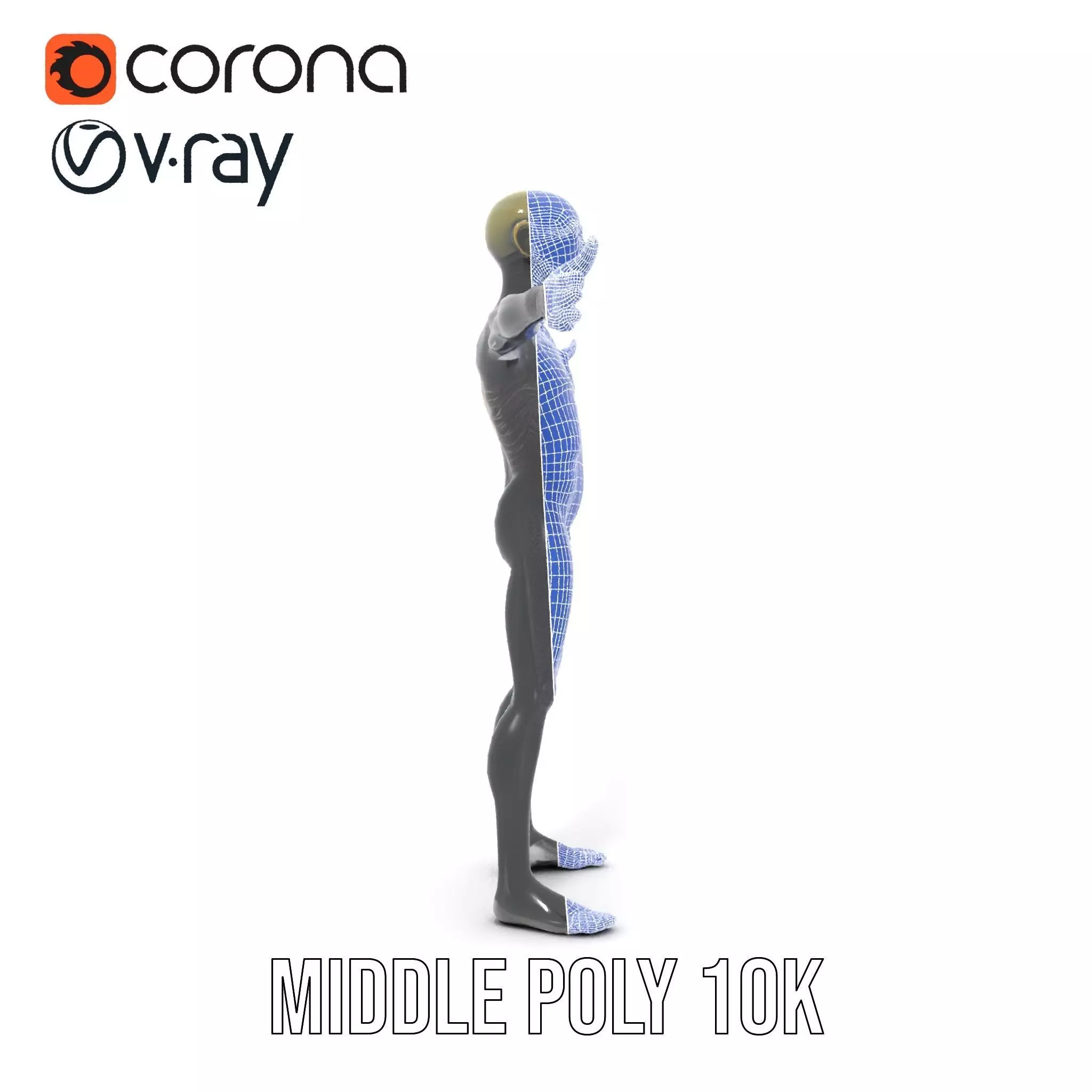 Detailed Alien Creature model pack Low-poly 3D model_29