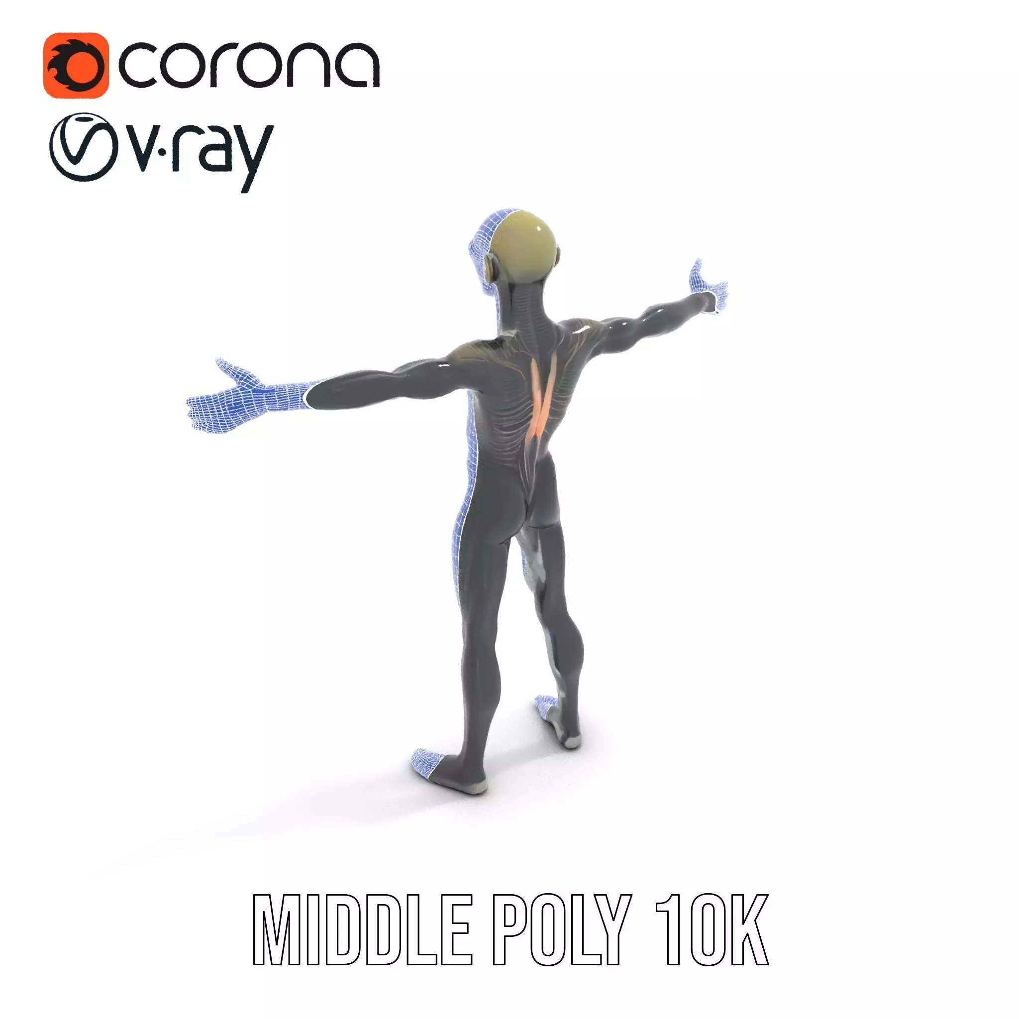 Detailed Alien Creature model pack Low-poly 3D model_26