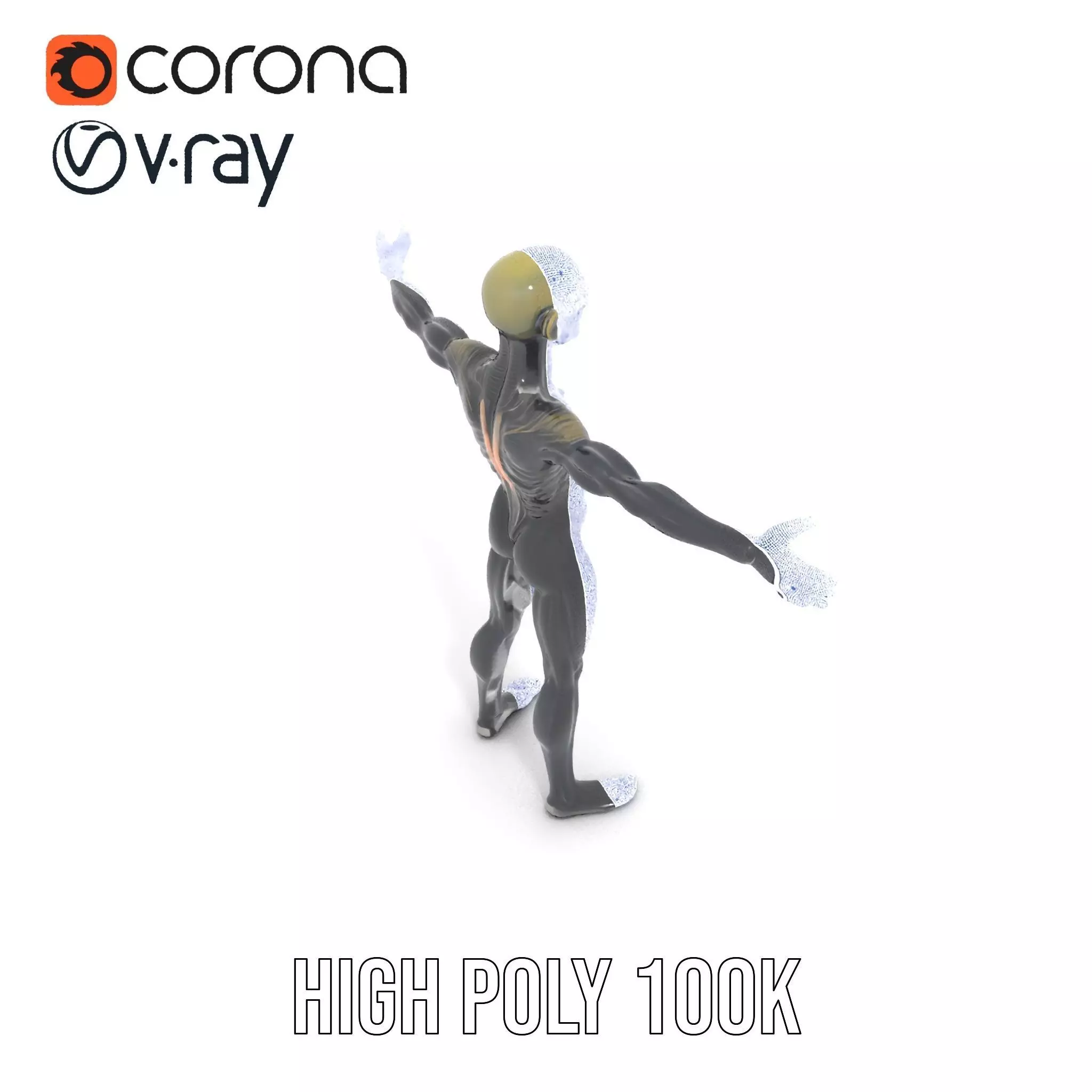 Detailed Alien Creature model pack Low-poly 3D model_31