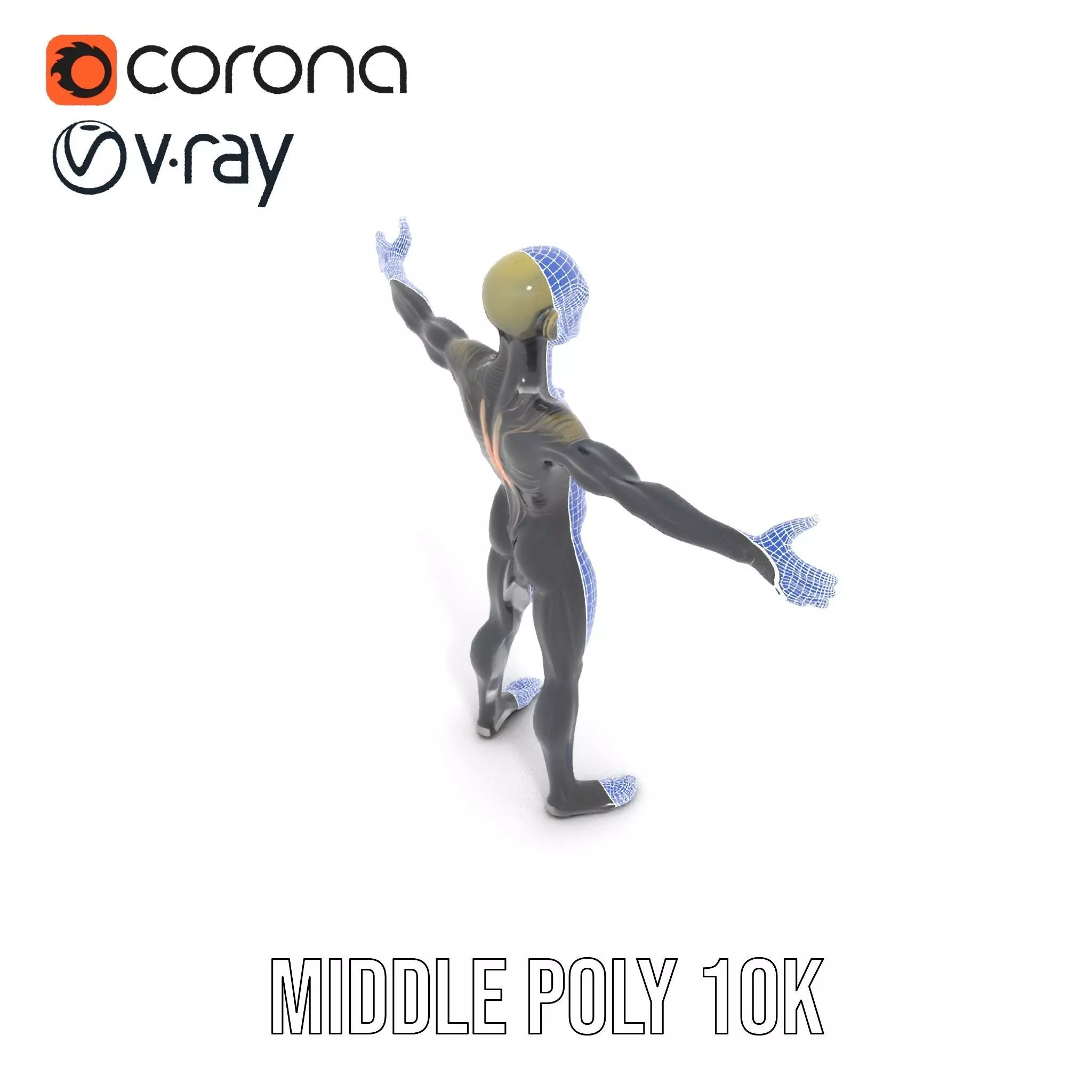 Detailed Alien Creature model pack Low-poly 3D model_17