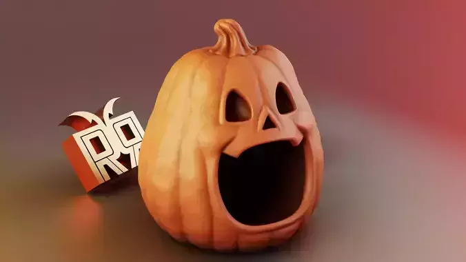 Halloween pumpkin Sculpture Desk Organizer Entryway Key Holder