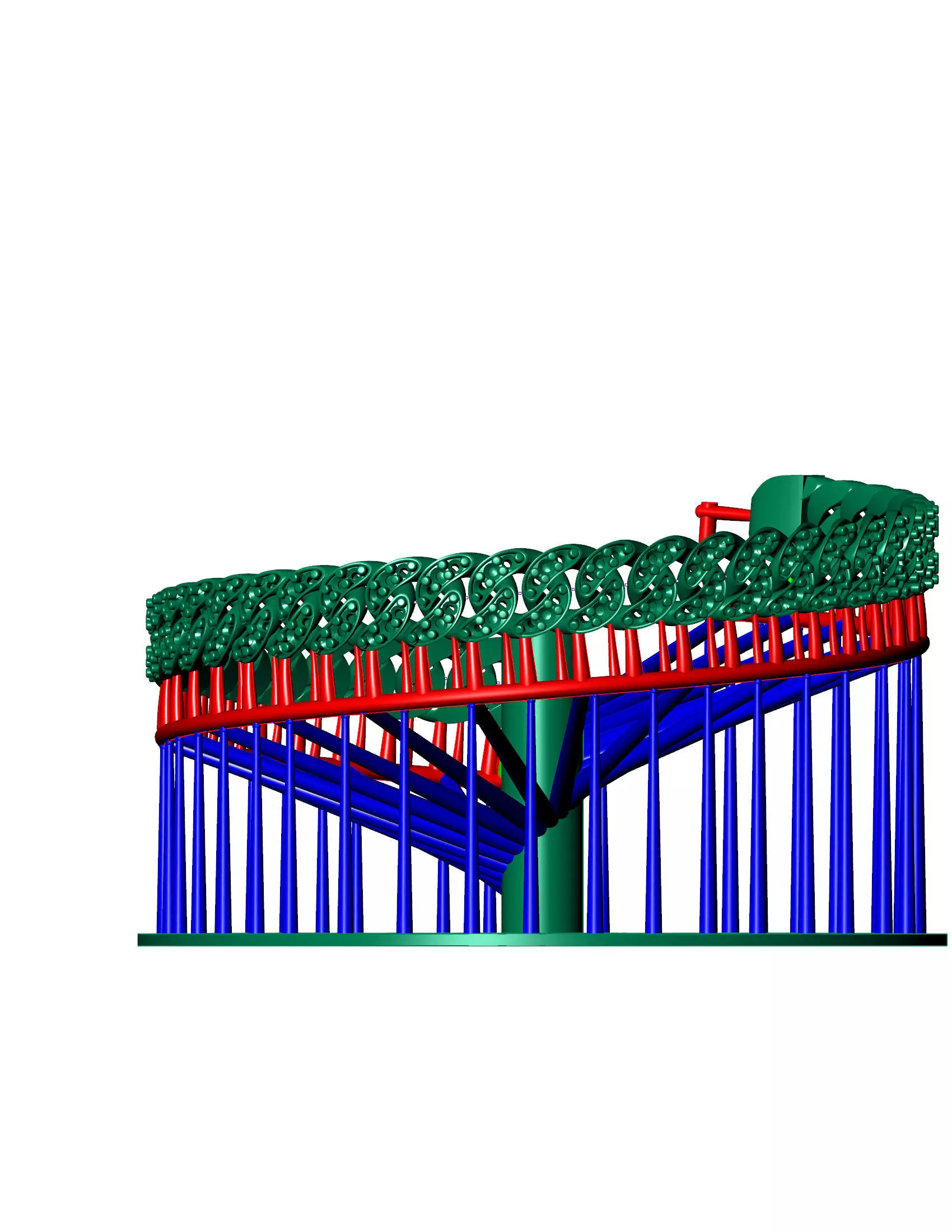 9MM NEW MIAMI PREMIUM CUBAN LINK PONG SET FOR BRACELET 3D print model_3