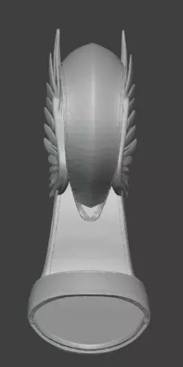 Fantasy Winged High Heel Sandals 3D print model_2