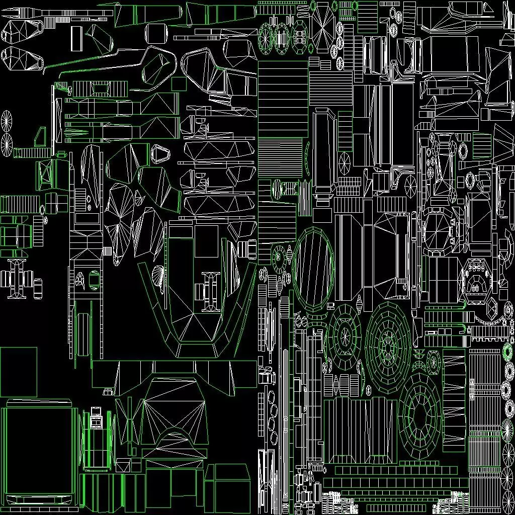 Future sci-fi geomagnetic storm car 3D model_8