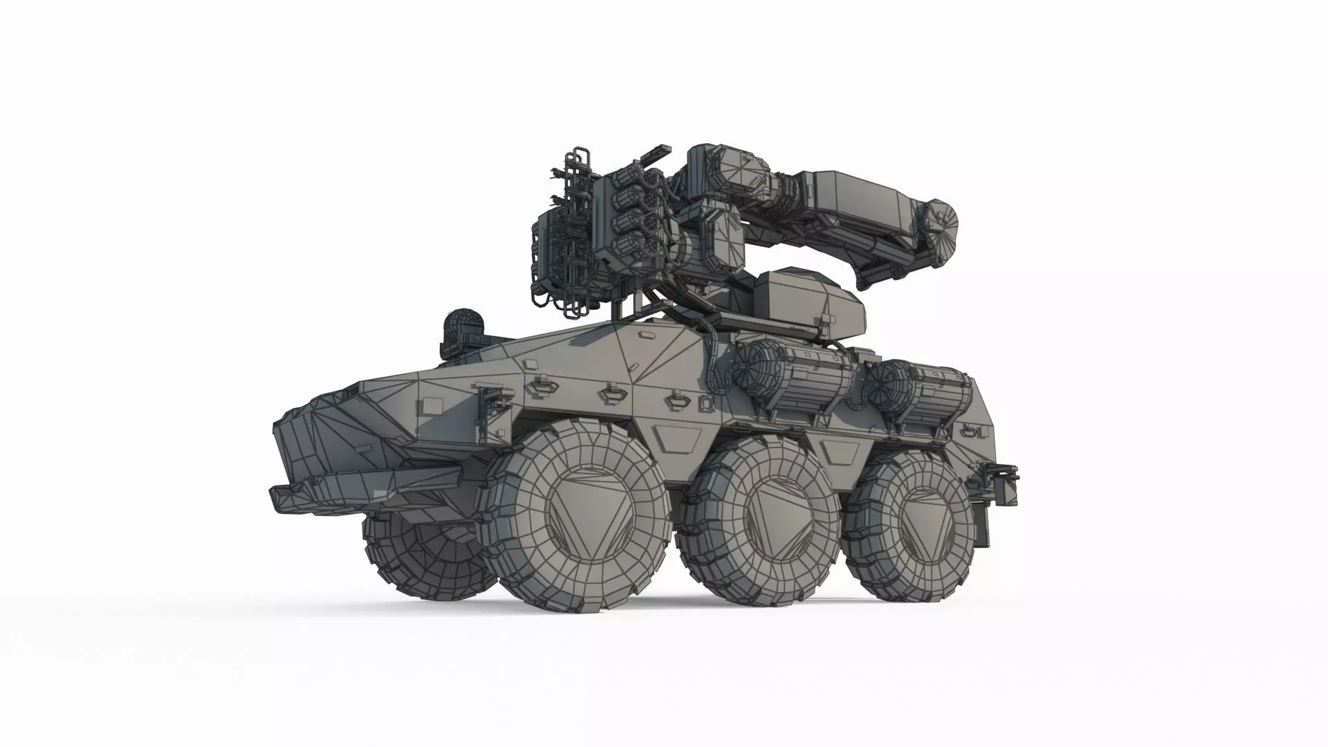 Future sci-fi geomagnetic storm car 3D model_6