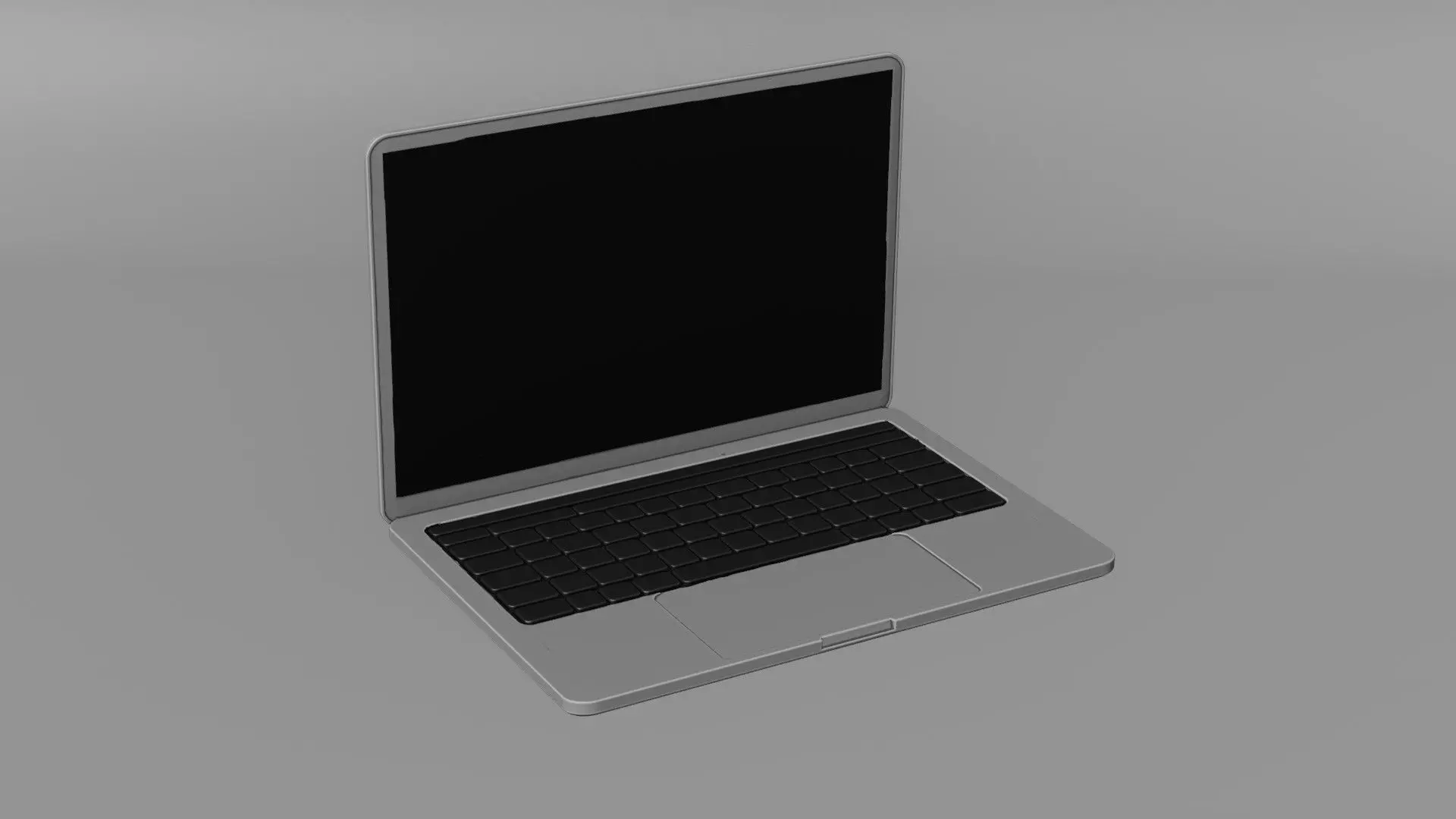 Realistic Laptop 3D Model Low Poly Game Ready Low-poly 3D model_6