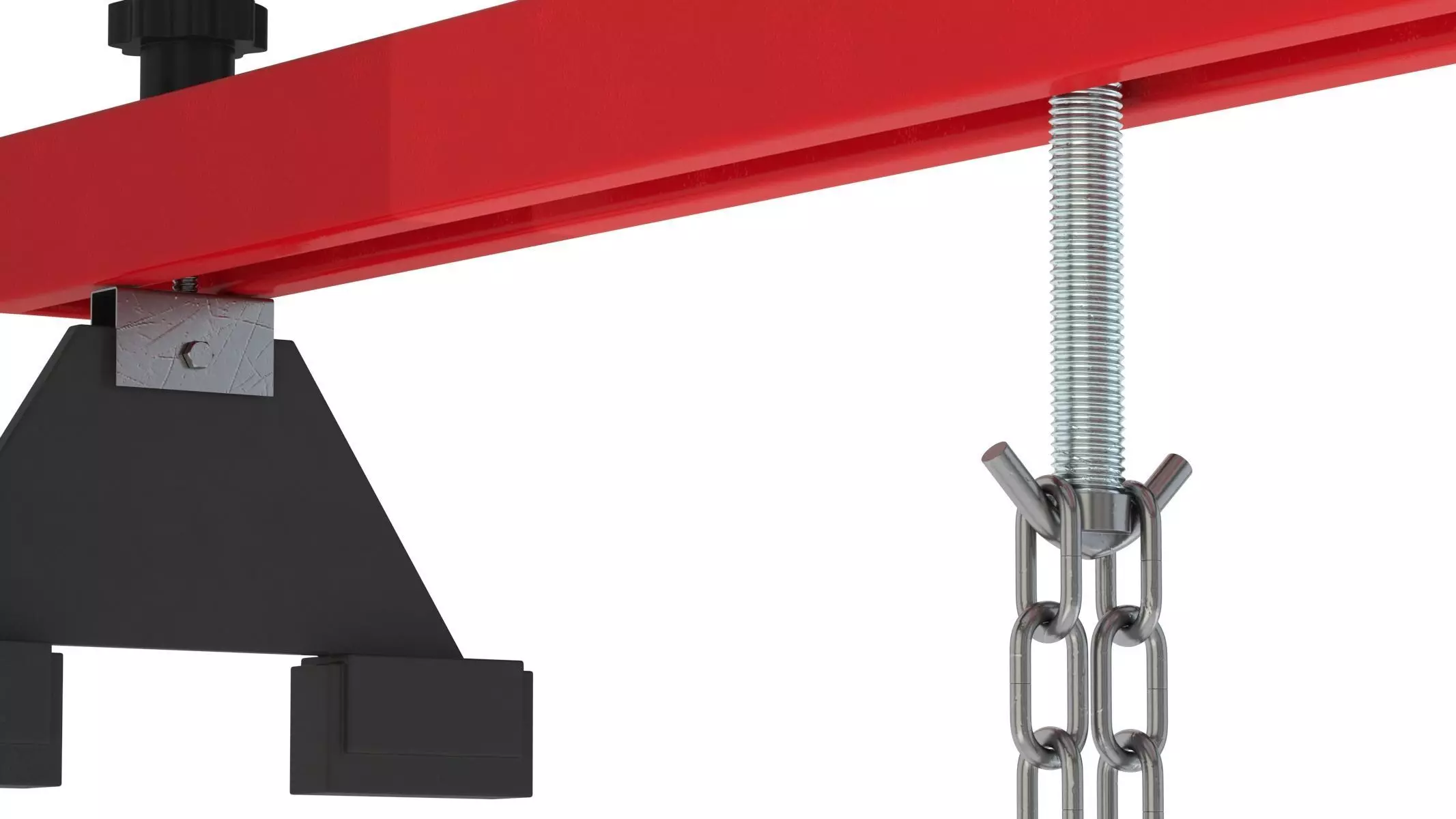 Garage Dual Hook Engine Gearbox Support 3D model_8