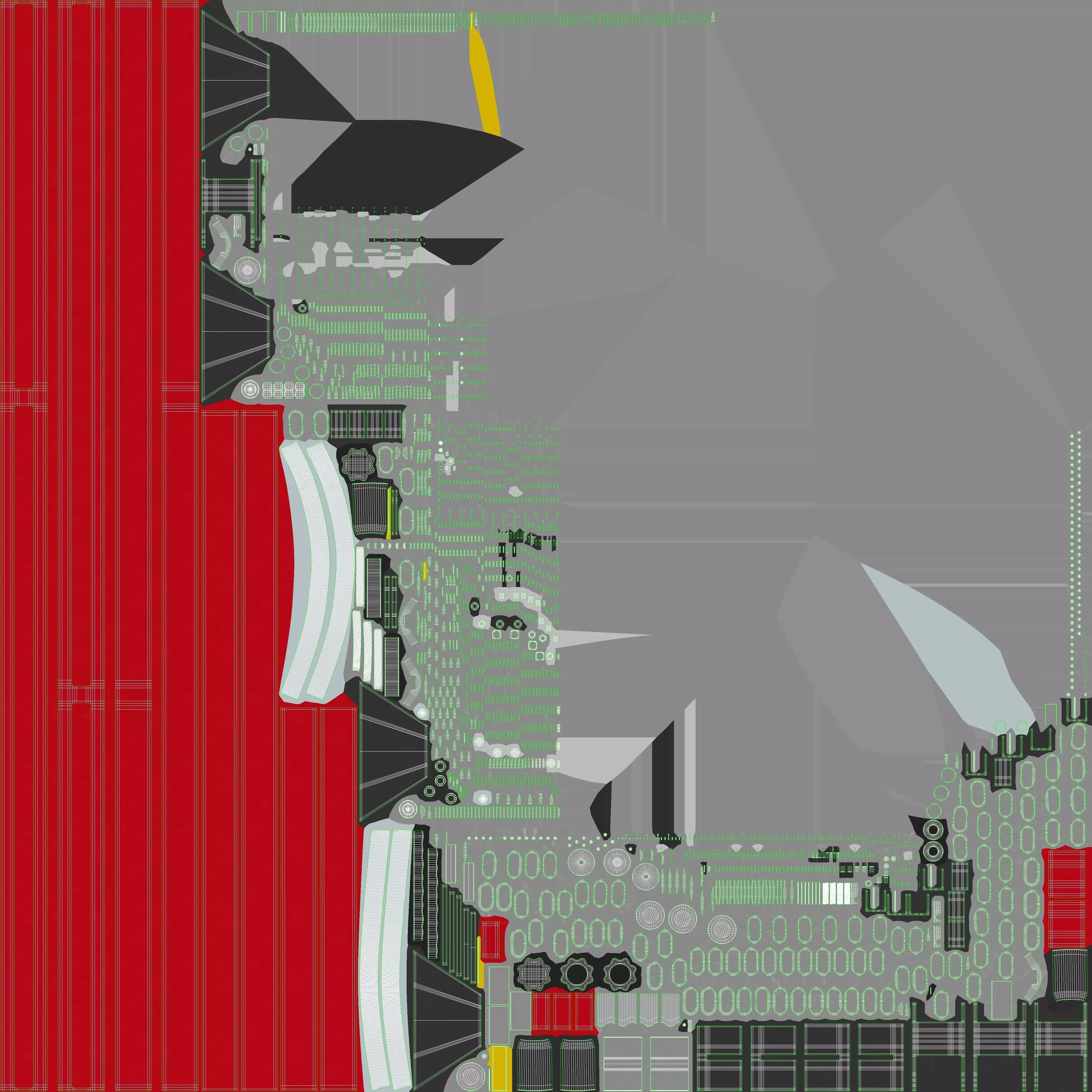 Garage Dual Hook Engine Gearbox Support 3D model_9