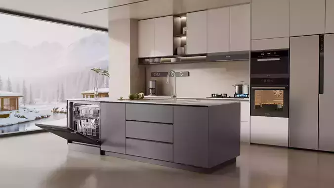 Open kitchen
