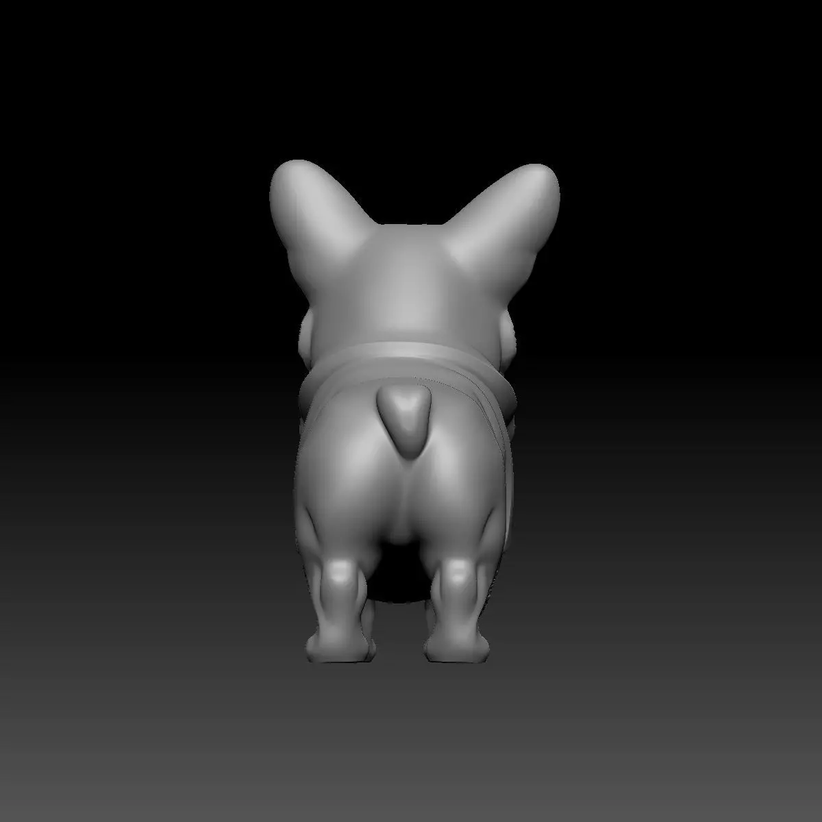Little Corgi 3D model_2