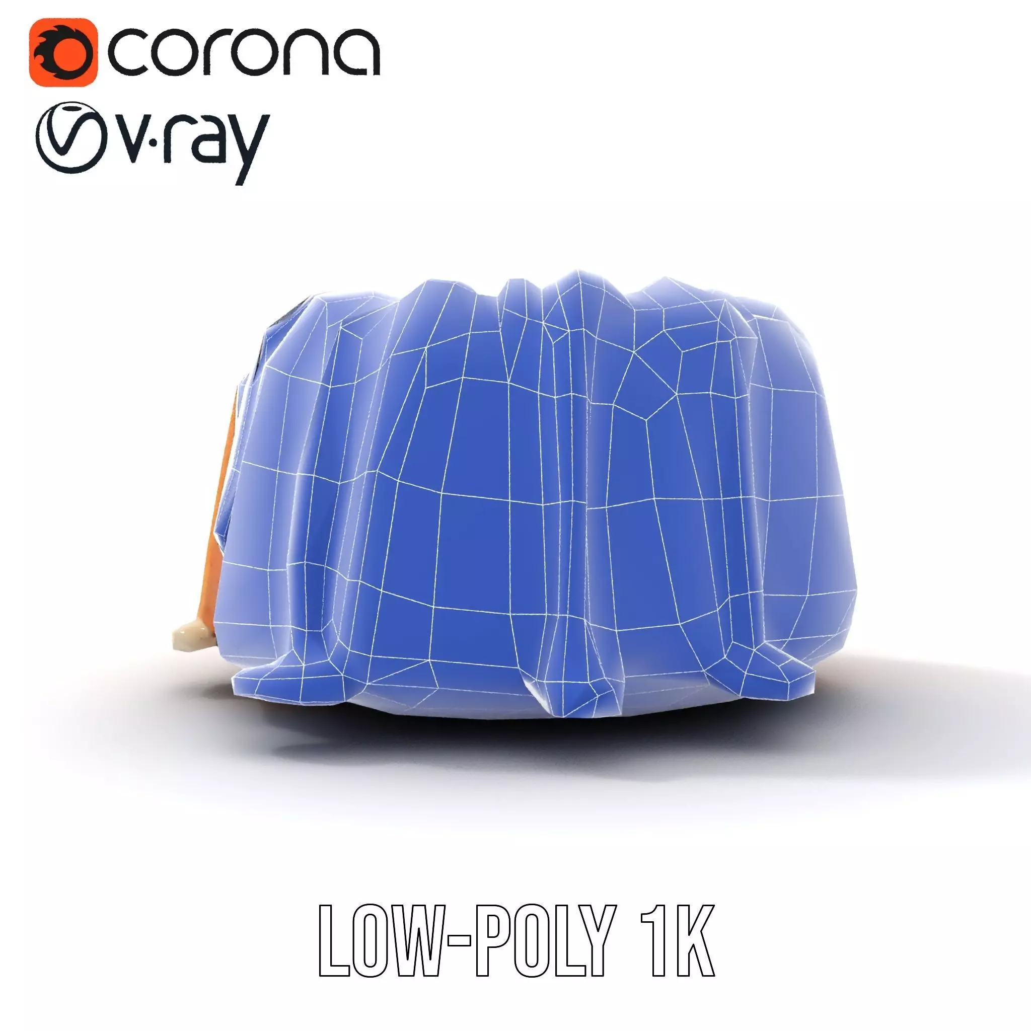 Elegant Vanilla Bundt Cake model pack Low-poly 3D model_31