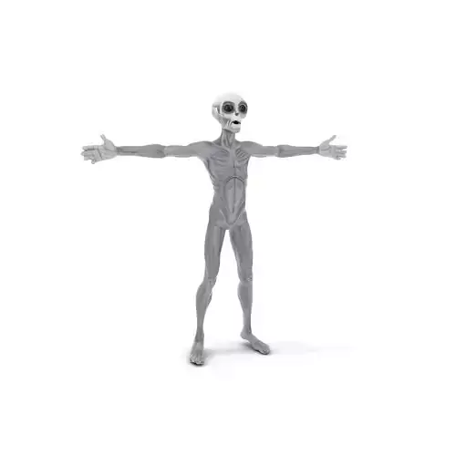 Grey Alien Character model pack