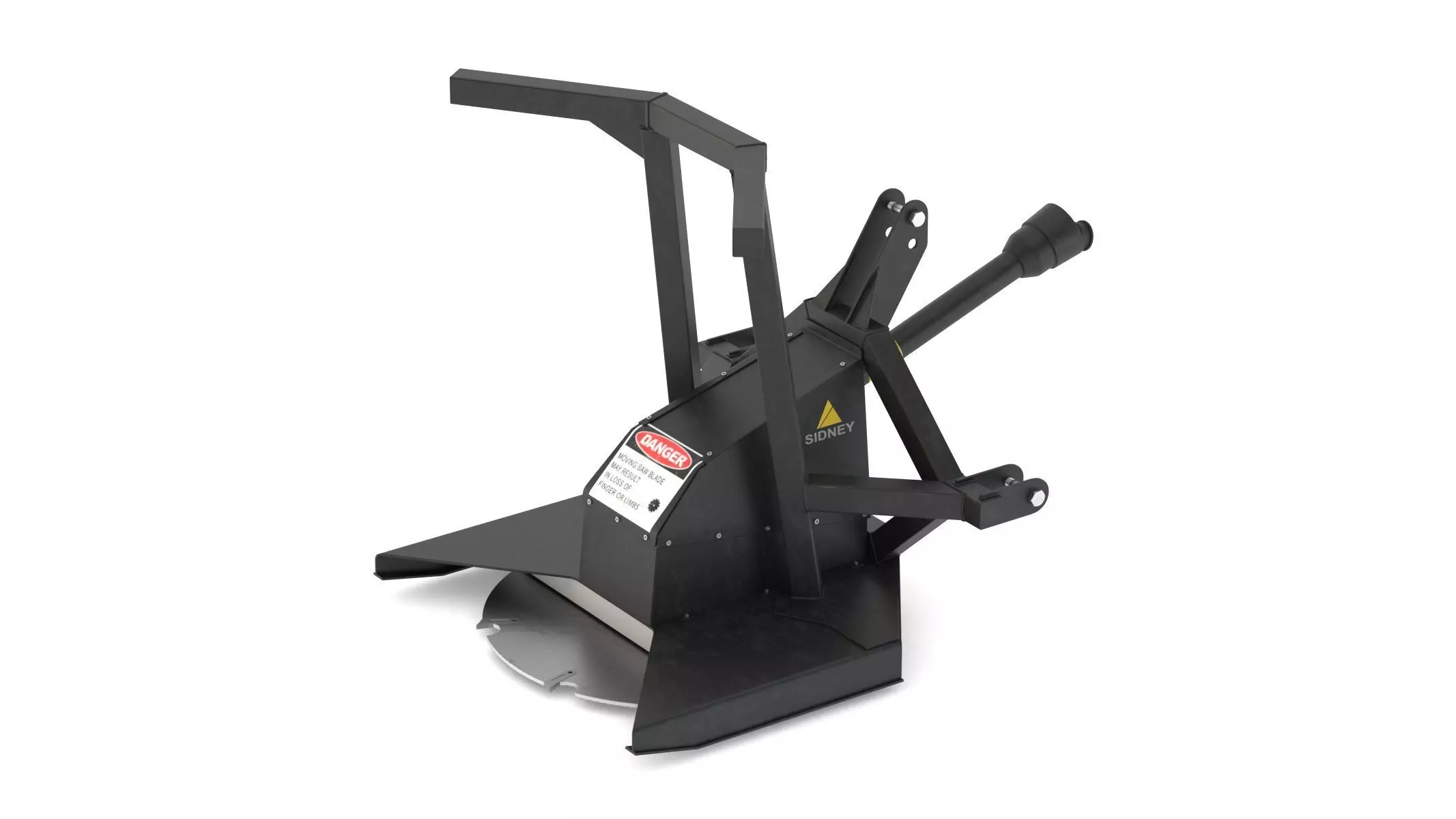 3-Point Tractor Tree Saw 3D model