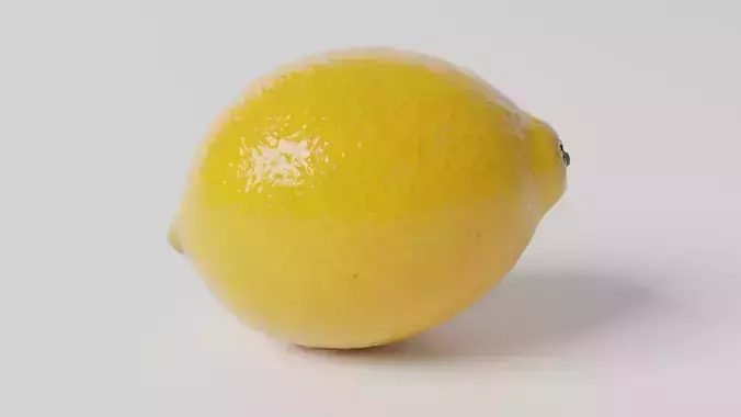 Realistic  Lemon 3D Model