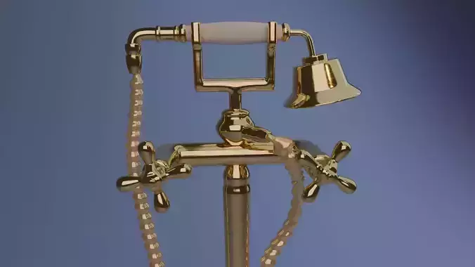 Magnificent Art Deco Free-Standing Faucet