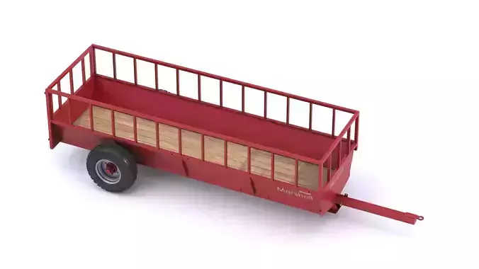 Agricultural Feed Trailers FT-15 3D model