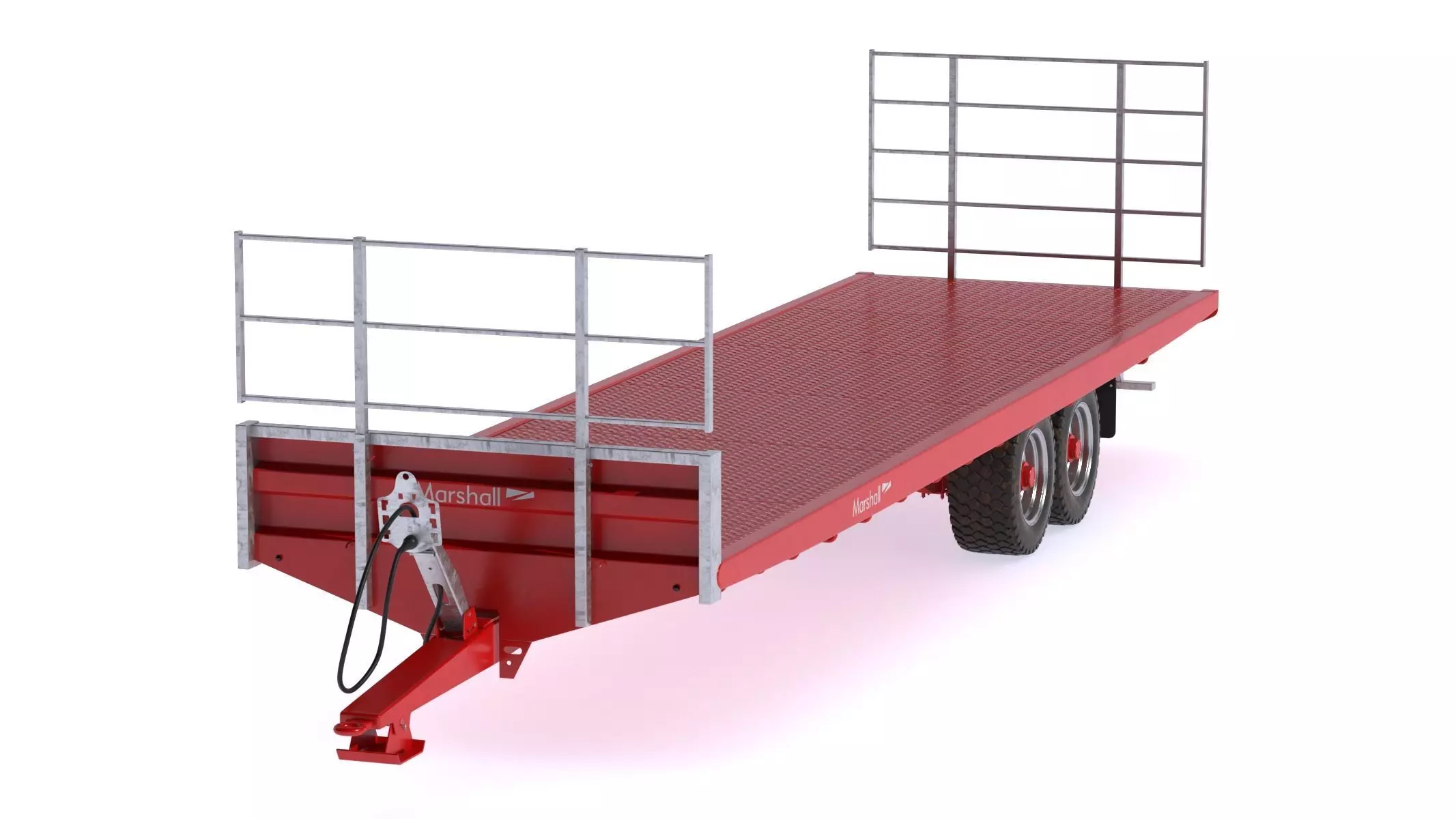 Bale trailers BC-36-TAN 3D model_5