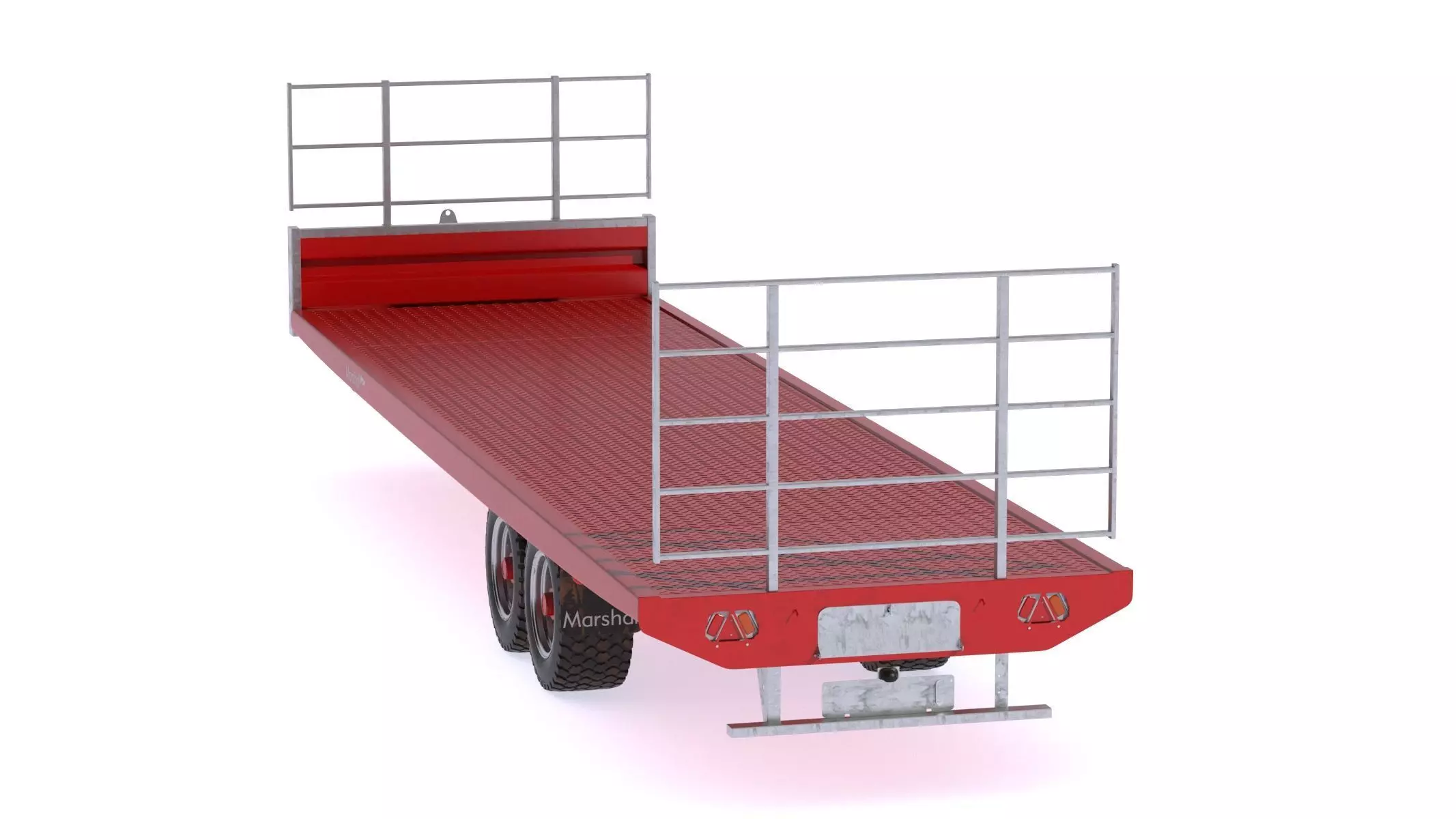 Bale trailers BC-36-TAN 3D model_6