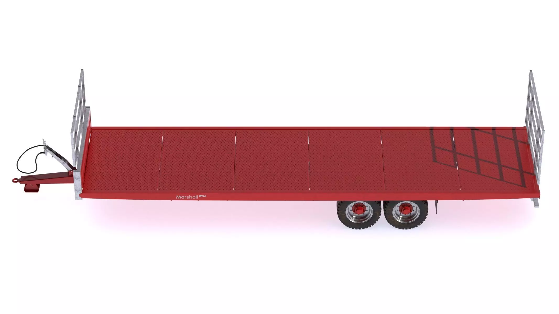 Bale trailers BC-36-TAN 3D model_4