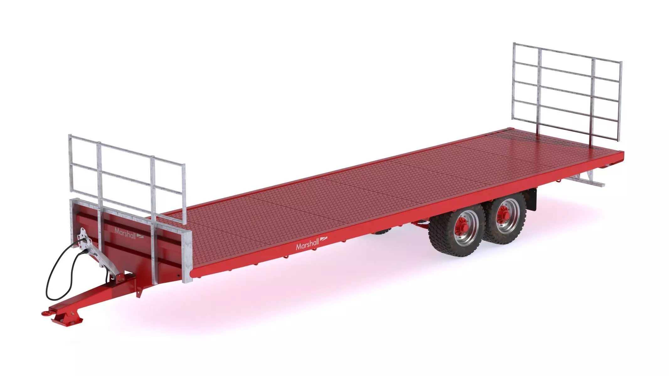 Bale trailers BC-36-TAN 3D model_0