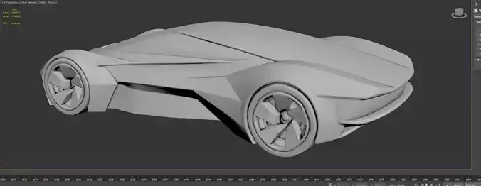 AI-Generated Concept Car - model 2 - 3D model 4