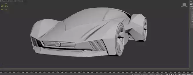AI-Generated Concept Car - model 2 - 3D model 5